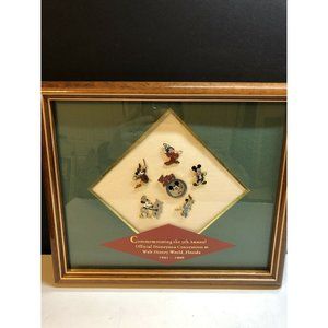 New DISNEY PINS FRAMED SET~5TH DISNEYANA CONVENTIO